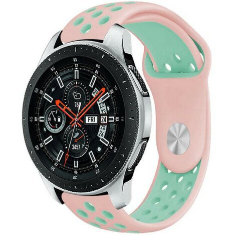 Curea ceas Smartwatch Samsung Galaxy Watch 46mm, Samsung Watch Gear S3, iUni 22 mm Silicon Sport Pin